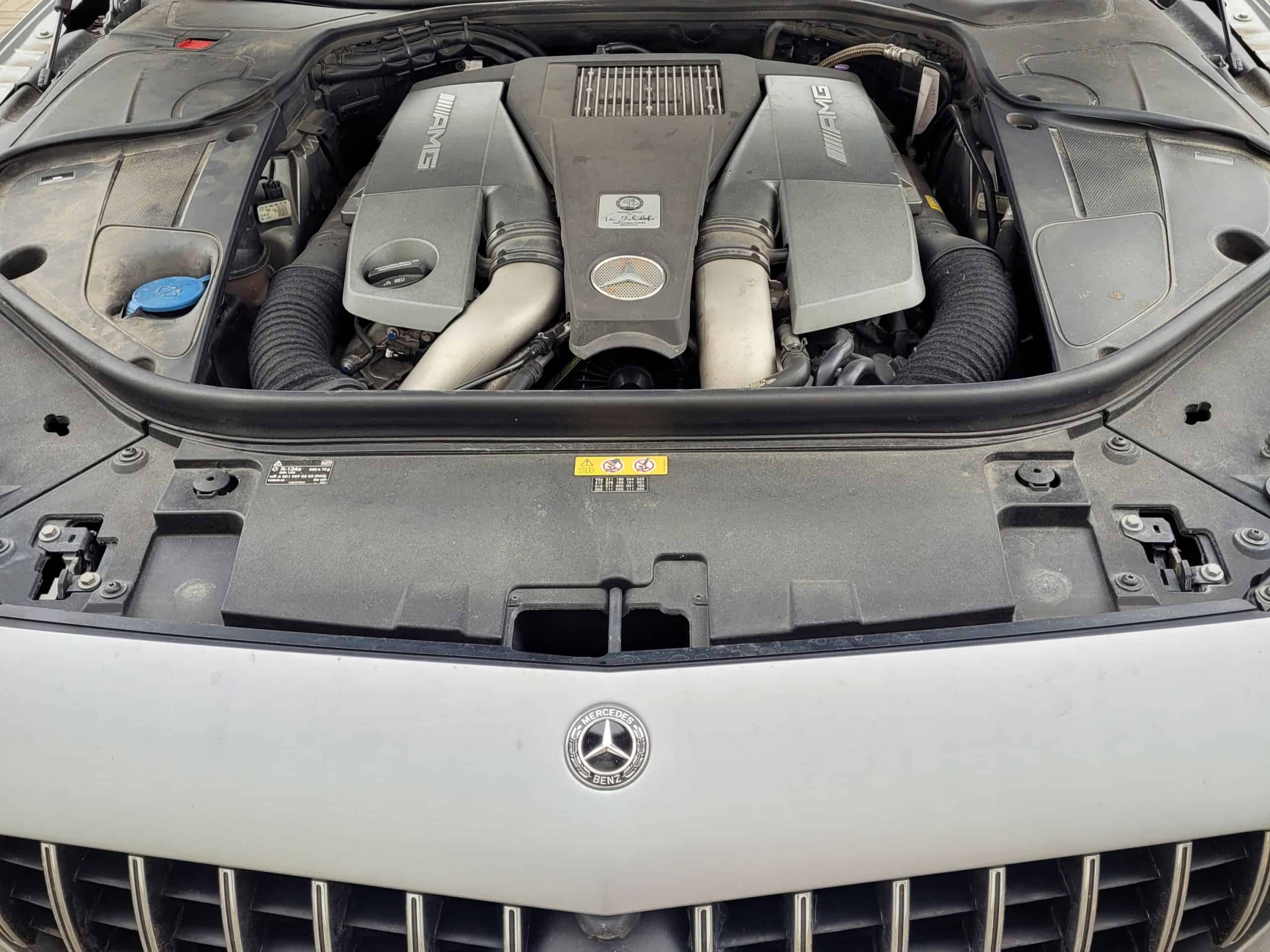 Motor pred čistením